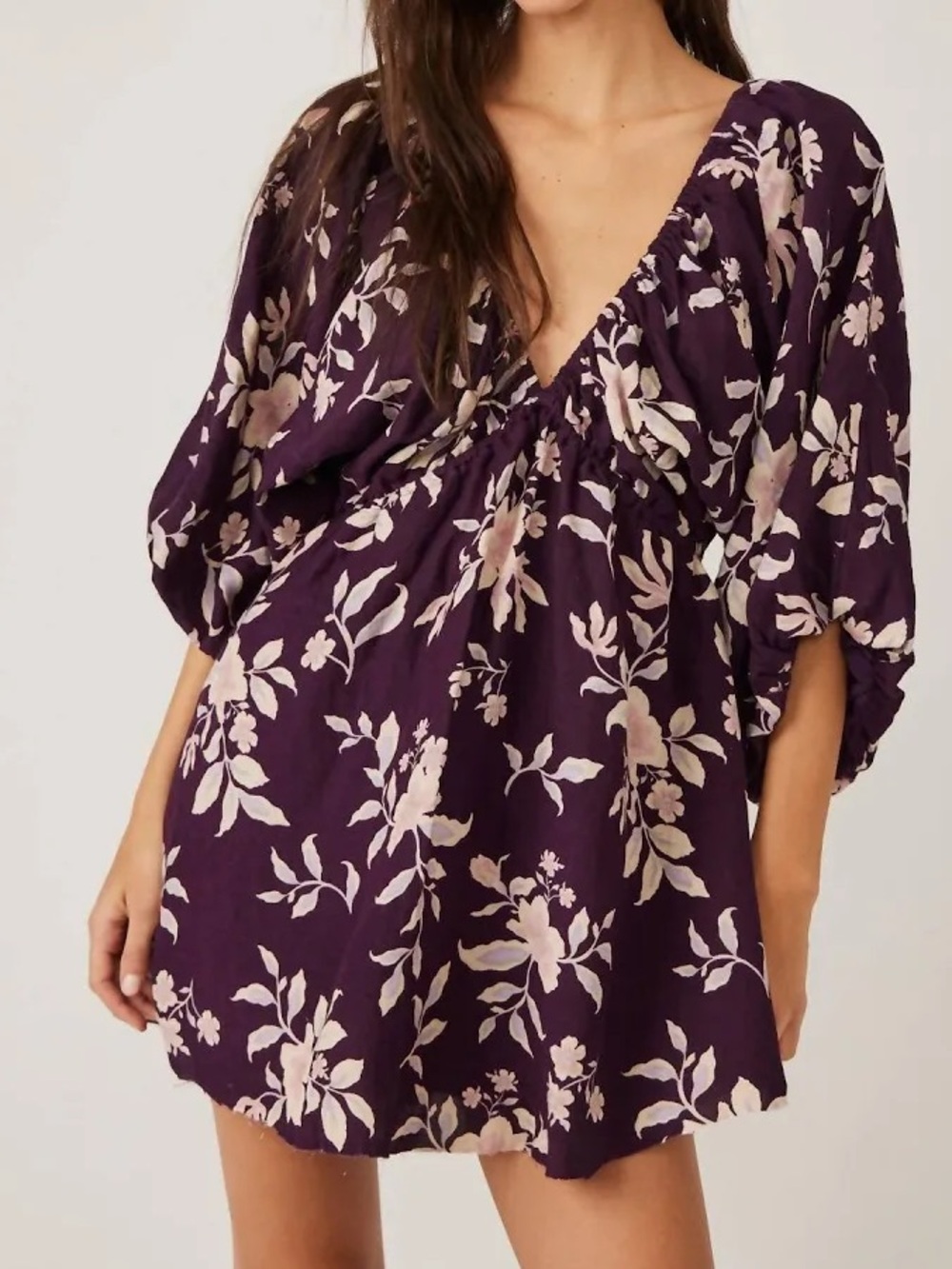 Free People Portia Printed Mini Dress size Medium